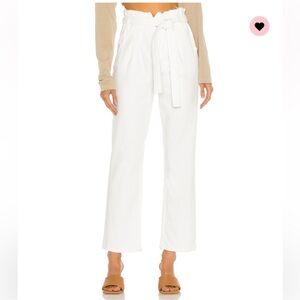 Hudson’s women’s jeans remi high rise (paper bag white); Size 28